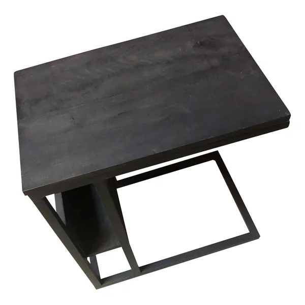 Table salon pour ordinateur en bois noir ALVERA