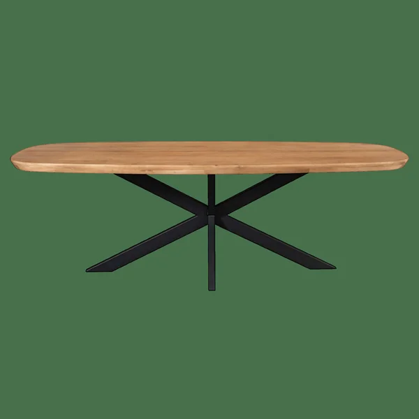 Table à manger bois bords arrondis 240 cm CORTINA