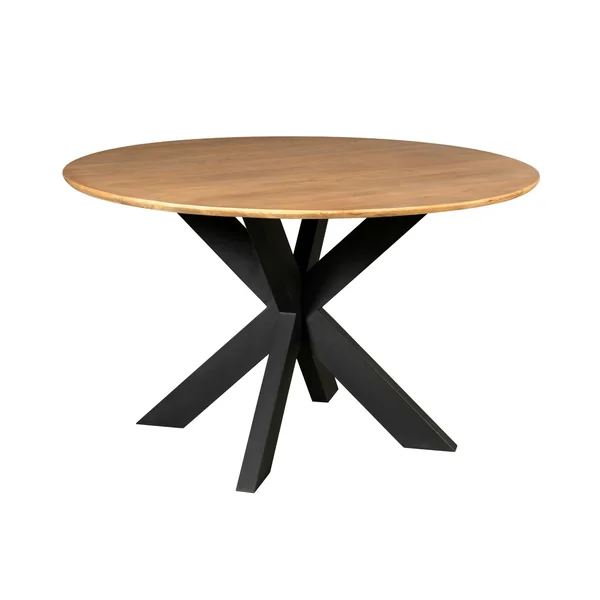 Table à manger ronde en bois de manguier Ø130 cm CORTINA