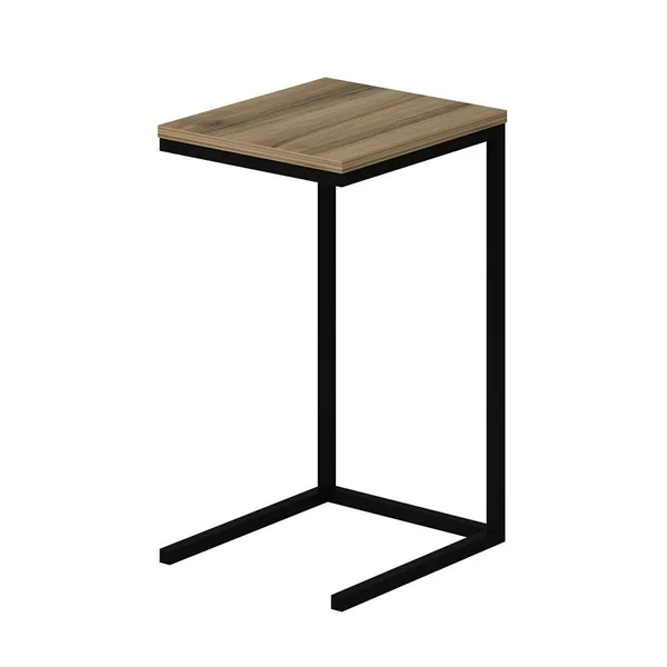 Tablette canapé pour ordinateur décor bois métal JENA