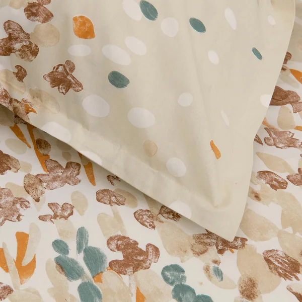 Taie d'oreiller carrée coton (65 x 65 cm) Evasion Multicolore
