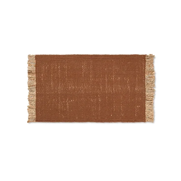 Tapis Tapis BLOCK MAT Brique foncé FERM LIVING
