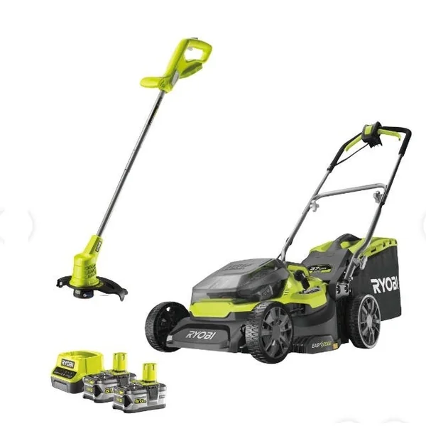 Tondeuse hybride 37cm + coupe-bordures 25cm 18V ONE+ RYOBI