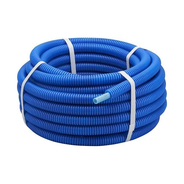 Tube PER gainé bleu Ø12 longueur 15 m