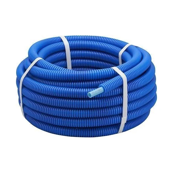 Tube PER gainé bleu Ø12 longueur 25 m