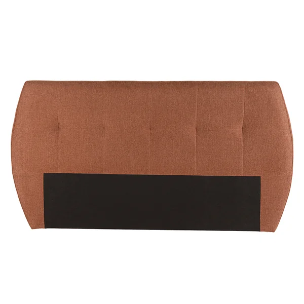 Tête de lit rembourrée pour lits 140/160cm couleur terracotta RIVANA