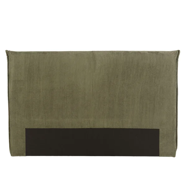 Tête de lit rembourrée pour lits 140/160cm velours côtelé vert RIVANA
