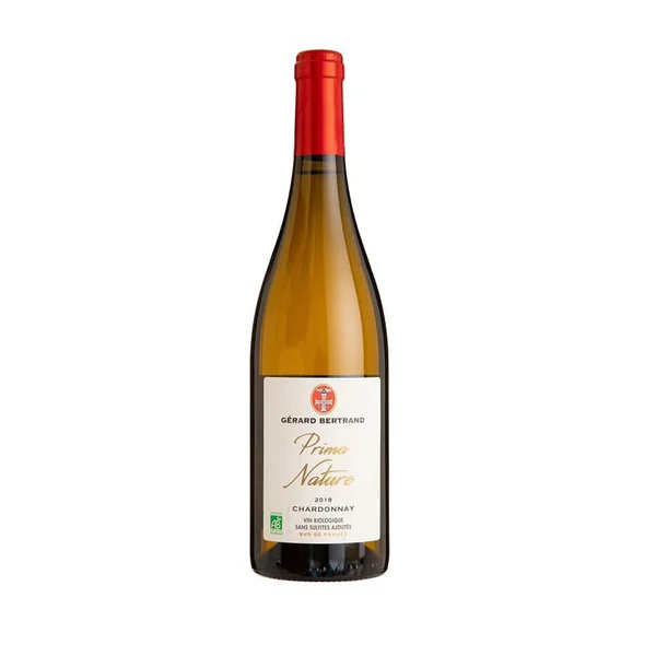 Vin blanc Prima Nature IGP Pays d’Oc Bio Chardonnay vegan sans sulfite 75 cl