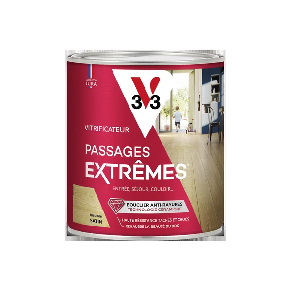 Vitrificateur gel escaliers incolore satin 0.75L