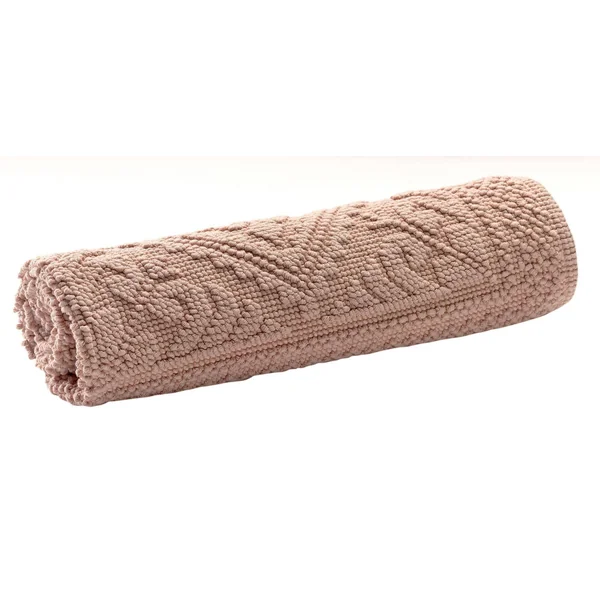 VIVARAISE Tapis de bain coton Enzo - Aubépine - 54 x 110 cm